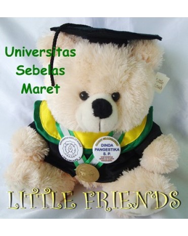 Boneka Wisuda Universitas Sebelas Maret - Psikologi (30 cm)